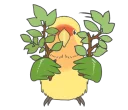 🌿 emoji Small birds sticker! Telegram sticker 24 of 40