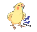 😲 emoji Small birds sticker! Telegram sticker 6 of 40