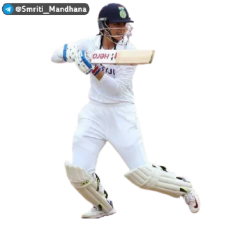 💥 emoji @Smriti_Mandhana Pack 🏏💖 Telegram sticker 5 of 12
