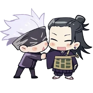 😀 emoji Jujutsu High Telegram sticker 3 of 7