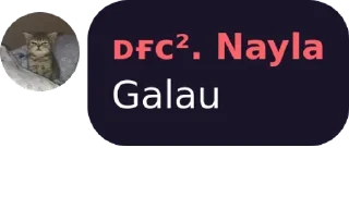 Sticker from Nayla malas ngetik