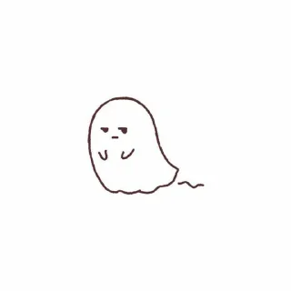 🦖 emoji 、cute ghost ! @JENNIEUKKIM Telegram sticker 9 of 28