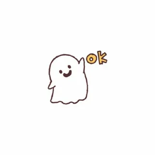 🦖 emoji 、cute ghost ! @JENNIEUKKIM Telegram sticker 12 of 28