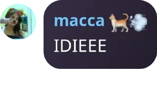 Sticker from macca aj sih wir