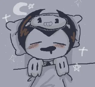 😴 emoji Bendy And The Ink Machine Telegram sticker 5 of 107
