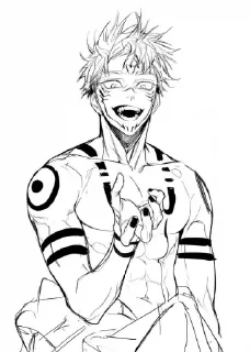 👽 emoji Sukuna Telegram sticker 20 of 22