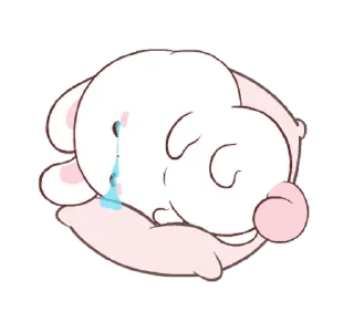 😭 emoji @DEPRESSED_GIRL_KABBO ⌁ ⋆⃝🇧🇩 Telegram sticker 5 of 36