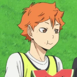 🍊 emoji Hinata Shoyo @DiarySticker Telegram sticker 2 of 59