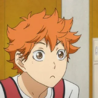 🍊 emoji Hinata Shoyo @DiarySticker Telegram sticker 15 of 59