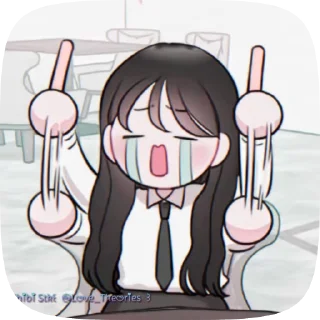 🌟 emoji ᴄʜɪʙɪ sᴛᴋ ꒰  @Love_Theories  ꒱ Telegram sticker 4 of 30
