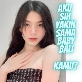 Sticker from Baby Bali X Niken Andalusi