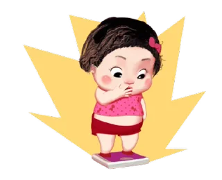 ⭐️ emoji Lamyai Funny Girl Animated (ENG) @moe_sticker_bot Telegram sticker 18 of 24