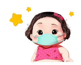 ⭐️ emoji Lamyai Funny Girl Animated (ENG) @moe_sticker_bot Telegram sticker 8 of 24