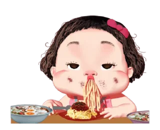 ⭐️ emoji Lamyai Funny Girl Animated (ENG) @moe_sticker_bot Telegram sticker 6 of 24