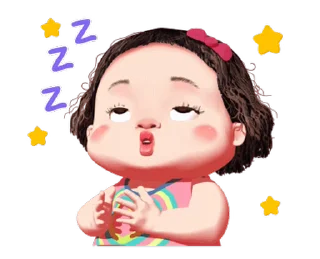 ⭐️ emoji Lamyai Funny Girl Animated (ENG) @moe_sticker_bot Telegram sticker 23 of 24
