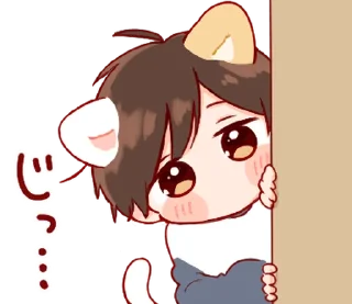⭐️ emoji nekomimi  Mr.Days' - Stik @IL0EY Telegram sticker 5 of 24