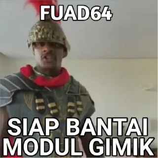 😎 emoji FUAD43 Penghitaman Modul Gimik Telegram sticker 1 of 22