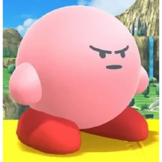 😀 emoji KIRBY 🩷 Telegram sticker 16 of 19