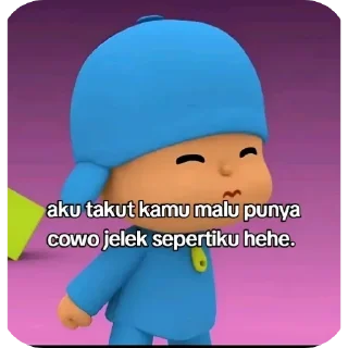 🙁 emoji Alip hensem Telegram sticker 17 of 27