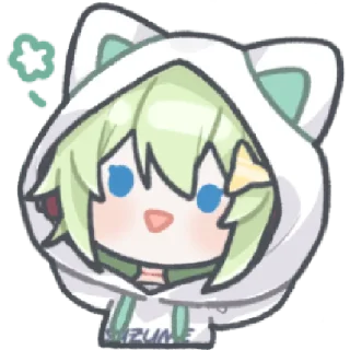 😮‍💨 emoji 没有未来的Suzume @zhaxia_cn Telegram sticker 12 of 32