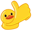 👍 emoji Psyduck Telegram sticker 7 of 120