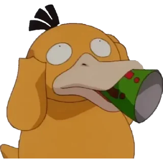 🙄 emoji psyduck Telegram sticker 2 of 24