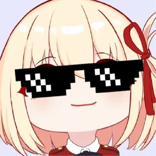 🕶 emoji 铸币大头 Telegram sticker 13 of 79