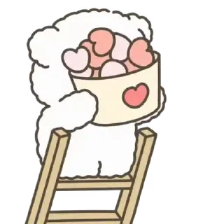 🤍 emoji ㅤㅤ           @stikie   ੶   @paaci Telegram sticker 5 of 24