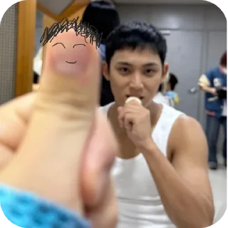 🤲 emoji renjala hensem Telegram sticker 9 of 15