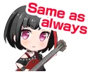 😶 emoji Bandori EN stickers Telegram sticker 11 of 74