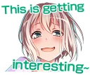 😏 emoji Bandori EN stickers Telegram sticker 18 of 74