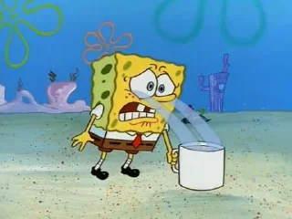 Sticker from spongebob