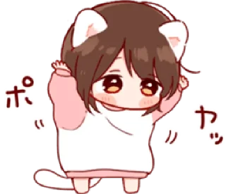 💗 emoji Nekomimi Ms.Days's by Toco | @sheisye Telegram sticker 18 of 23