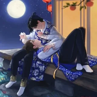 💜 emoji World's powerful couple Telegram sticker 12 of 66