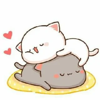 🍓 emoji 、cute mochi cat @JENNIEUKKIM Telegram sticker 12 of 71