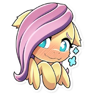Sticker from SymbianL Fluttershy Faces