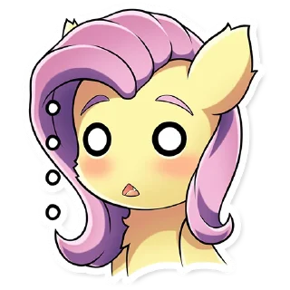 Sticker from SymbianL Fluttershy Faces