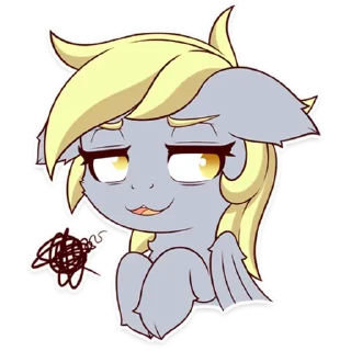 😠 emoji SymbianL Derpy Hooves Faces Telegram sticker 16 of 16