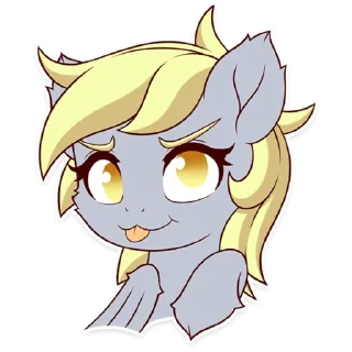 😝 emoji SymbianL Derpy Hooves Faces Telegram sticker 7 of 16