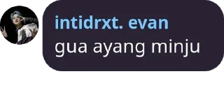 Sticker from Evan