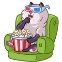 🍿 emoji @BochillHokya's kang pack Vol.1 (Animated) Telegram sticker 15 of 26