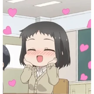 😀 emoji anime love <3q Telegram sticker 23 of 30