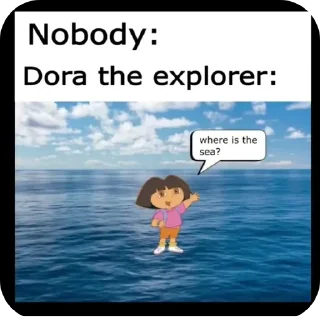 Sticker from Dora