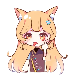 😜 emoji 猫猫的表情包 Telegram sticker 22 of 24