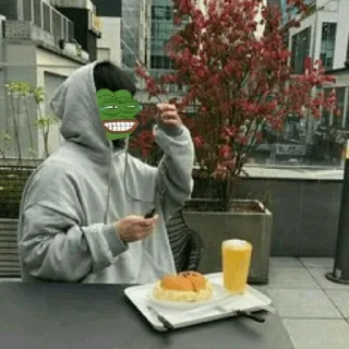 🍶 emoji Classic Pepe || @TheSungJinWoo Telegram sticker 21 of 23