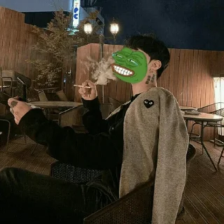 🍶 emoji Classic Pepe || @TheSungJinWoo Telegram sticker 9 of 23