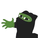 Sticker from @BGSTICKERS GREEN PEPE
