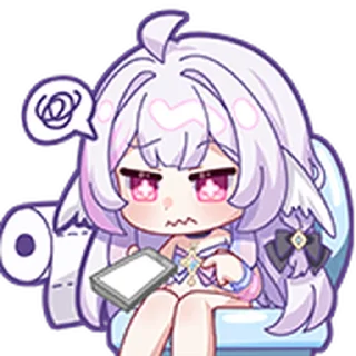 ❤️ emoji 黎歌·表情包 @Bilibili_skin Telegram sticker 9 of 20