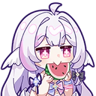 ❤️ emoji 黎歌·表情包 @Bilibili_skin Telegram sticker 8 of 20