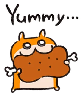 ⭐ emoji 英語でちゅ！クソハムちゃん @moe_sticker_bot Telegram sticker 13 of 40